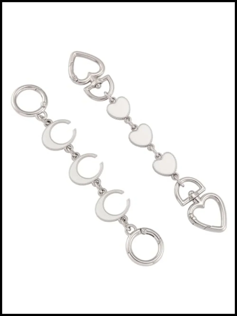 Alloy Purse Chain Extender with Clasps for Handbags